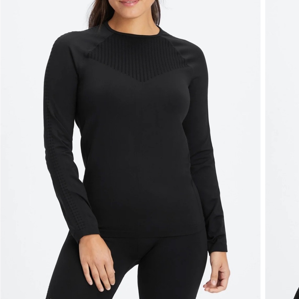 Fabletics Women's Sync Seamless Long-Sleeve Top - L